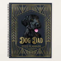 Schnauzer géant Chien noir papa drôle 2022