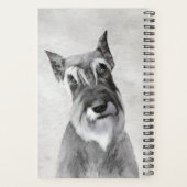 Schnauzer (Giant) Peinture - Chien Art (Dos)