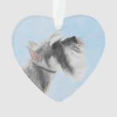 Schnauzer (Giant, Standard) Peinture - Chien Art (dos)