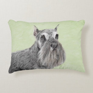 Schnauzer (Giant, Standard) Schnauzer - Dog Art Accent Kussen