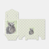 Schnauzer (Giant, Standard) Schnauzer - Dog Art Bedankdoosjes (Uitgevouwen)