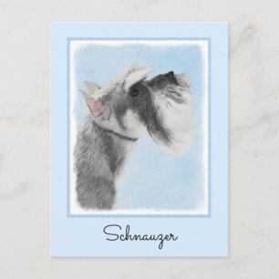 Schnauzer (Giant, Standard) Schnauzer - Dog Art Briefkaart