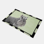 Schnauzer (Giant, Standard) Schnauzer - Dog Art Deurmat (Schuin)