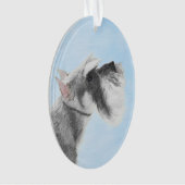 Schnauzer (Giant, Standard) Schnauzer - Dog Art Ornament (voorkant)