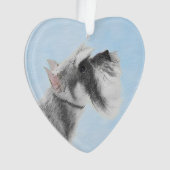 Schnauzer (Giant, Standard) Schnauzer - Dog Art Ornament (voorkant)