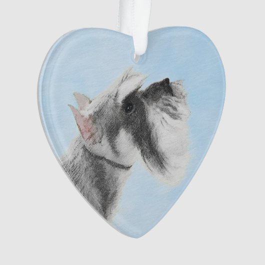 Schnauzer (Giant, Standard) Schnauzer - Dog Art Ornament (voorkant)