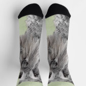 Schnauzer (Giant, Standard) Schnauzer - Dog Art Sokken (Top)