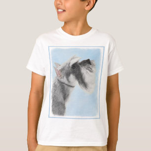 Schnauzer (Giant, Standard) Schnauzer - Dog Art T-shirt