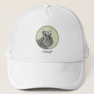 Schnauzer (Giant, Standard) Schnauzer - Dog Art Trucker Pet