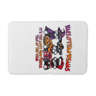 Schnauzer Halloween Thanksgiving Christmas Classic Badmat
