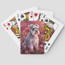 Schnauzer Hartvormige Wilde Bloemen