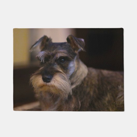 Schnauzer hond deurmat (Voorkant)