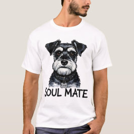 Schnauzer hond zielsverwant t-shirt