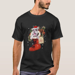 Schnauzer Hondenboom Kersttrui Xmas Huisdier Hond T-shirt