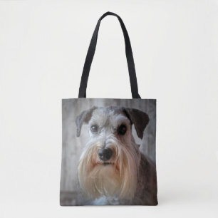 Schnauzer hondengezicht draagtas