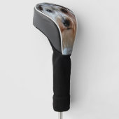 Schnauzer Hondengezicht Golfheadcover (Schuin)