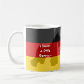 Schnauzer "je sais" tasse de café allemande (Gauche)