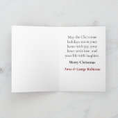 Schnauzer Kerst Kaart (Binnen)