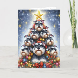 Schnauzer Kerst Kaart