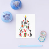 Schnauzer kerstboomversier Funny Pet Dog Flyer (Enkel)