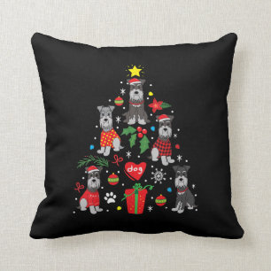 Schnauzer kerstboomversier Funny Pet Dog Kussen