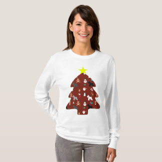 Schnauzer-kerstShirt T-shirt