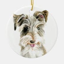 Schnauzer kerstversiering