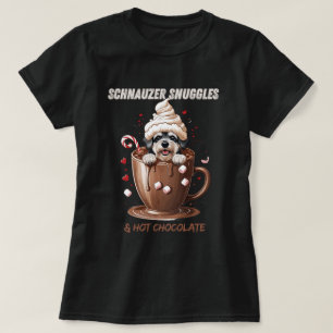 Schnauzer Knuffels & Warme Chocolade T-shirt