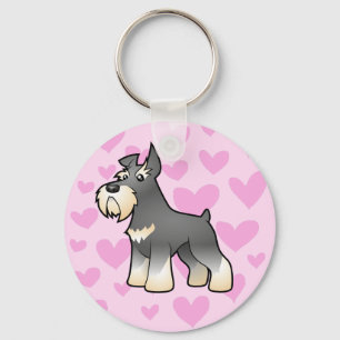 Schnauzer Love Sleutelhanger