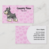 Schnauzer Love Visitekaartje (Voorkant / Achterkant)