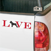 Schnauzer Lover Bumpersticker (Op Truck)