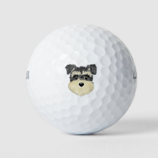 Schnauzer lover gifts golfballen