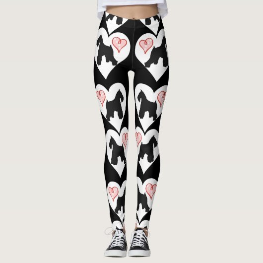 Schnauzer Lover Leggings (Voorkant)
