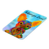 Schnauzer magneet 3 "x4" (Linkerzijde)