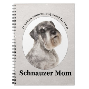 Schnauzer Maman Carnet Spiral