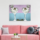 Schnauzer Martini doubler la toile de difficulté (Insitu(Salon))