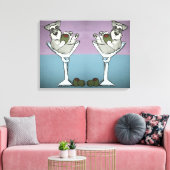 Schnauzer Martini doubler la toile de difficulté (Insitu(Salon))