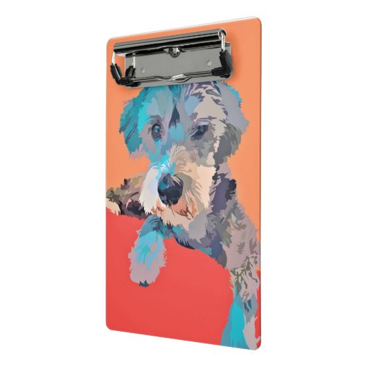Schnauzer Mini Clipboard Mini Klembord (Angled2)