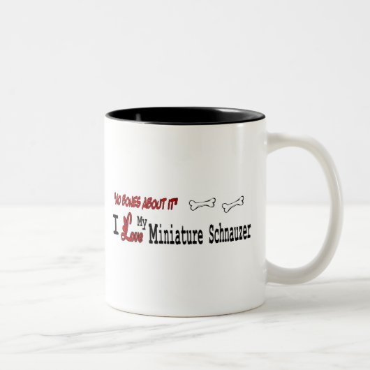 Schnauzer miniature (I Love) Mug (Droit)