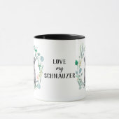 Schnauzer Miniature Wreath Coffee Mug (Centre)