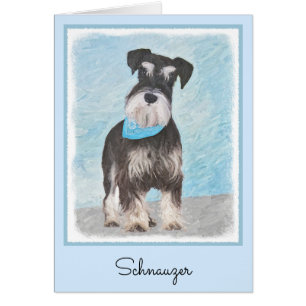 Schnauzer (miniatuur) schilderen - Stomme originel