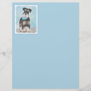 Schnauzer (miniatuur) schilderen - Stomme originel