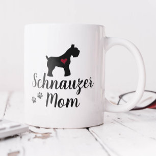 Schnauzer Moeder Extra Grote Beker