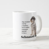 Schnauzer Mom Jumbo Mug (Devant droit)