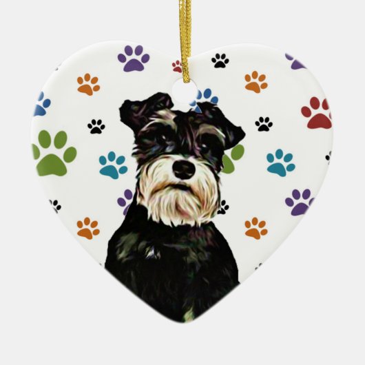 Schnauzer Ornament (Voorkant)