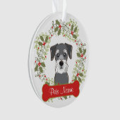 Schnauzer  Ornament (voorkant)