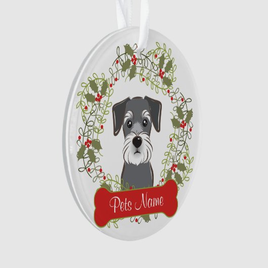 Schnauzer  Ornament (voorkant)
