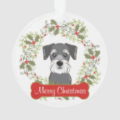 Schnauzer  Ornament (achterkant)