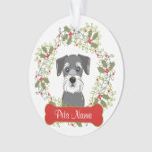 Schnauzer  Ornament (voorkant)