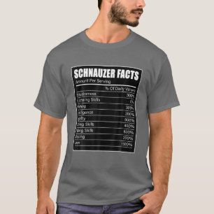 Schnauzer Owner Hondenliefhebber Schnauzer Facts T-shirt